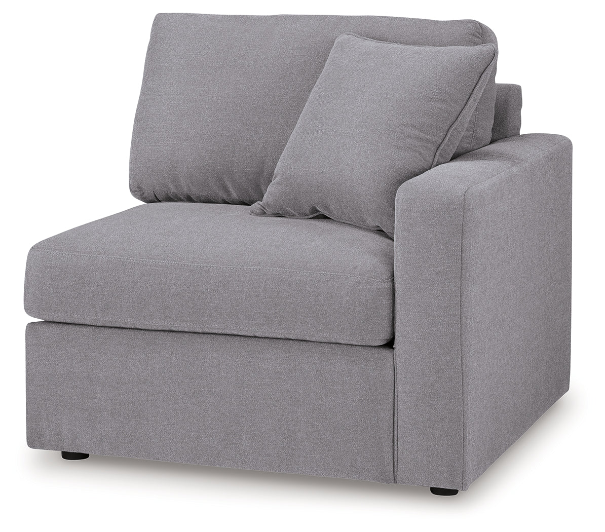 Modmax Granite 6-Piece Sectional and Oversized Accent Ottoman