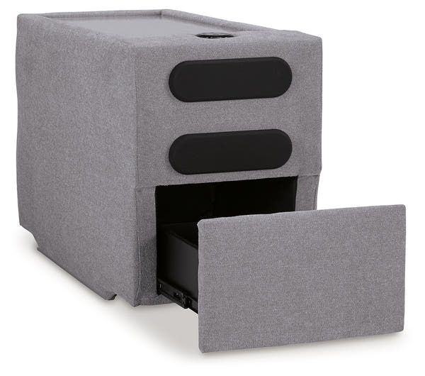 Modmax Granite 6-Piece Sectional and Oversized Accent Ottoman