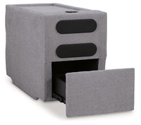 Modmax Granite 6-Piece Sectional and Oversized Accent Ottoman