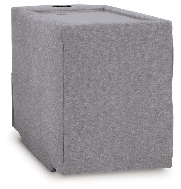 Modmax Granite 6-Piece Sectional and Oversized Accent Ottoman