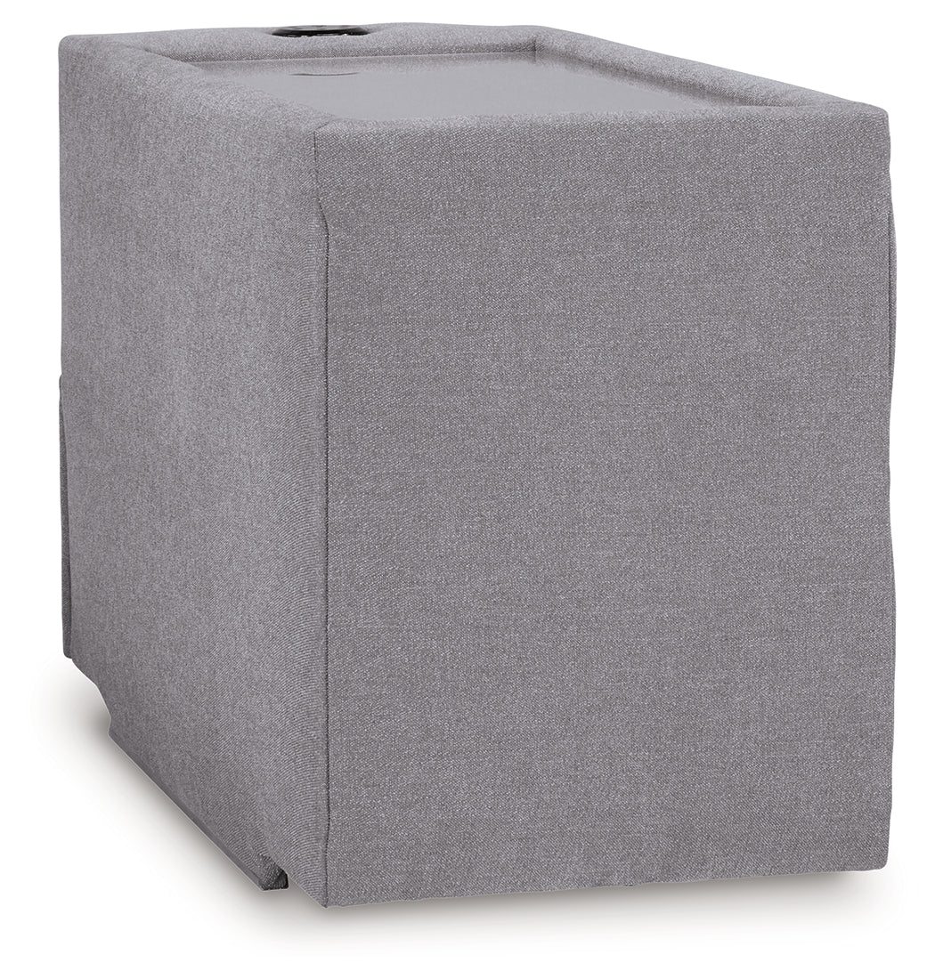 Modmax Granite 6-Piece Sectional and Oversized Accent Ottoman