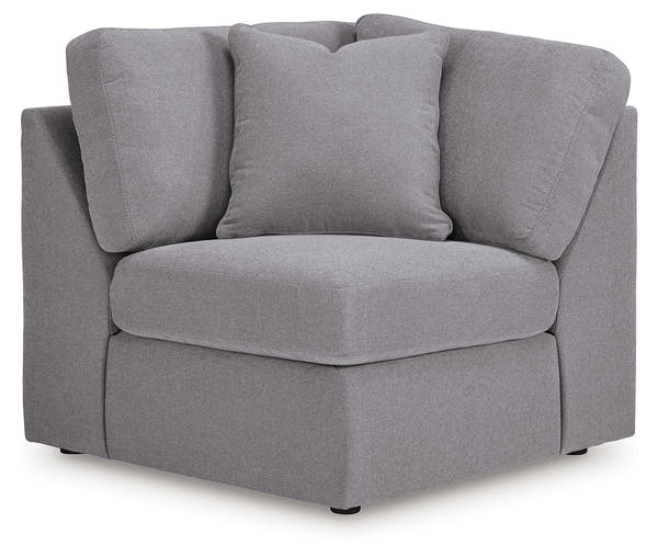 Modmax Granite 6-Piece Sectional and Oversized Accent Ottoman