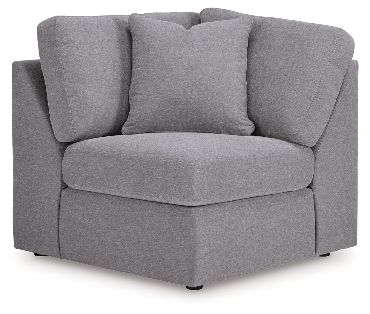Modmax Granite 6-Piece Sectional and Oversized Accent Ottoman
