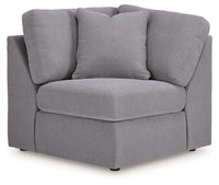 Modmax Granite 6-Piece Sectional and Oversized Accent Ottoman