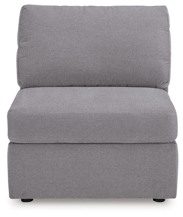 Modmax Granite 6-Piece Sectional and Oversized Accent Ottoman