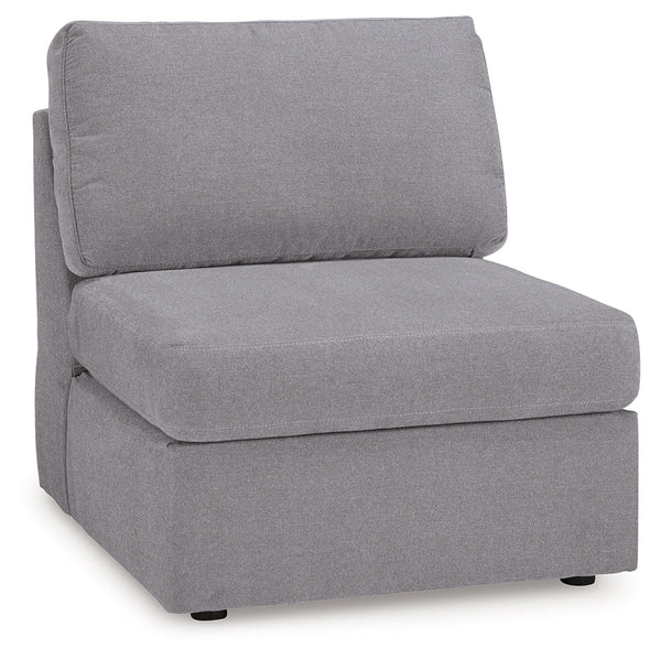 Modmax Granite 6-Piece Sectional and Oversized Accent Ottoman