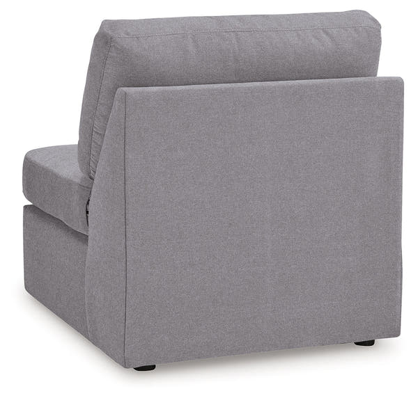 Modmax Granite 6-Piece Sectional and Oversized Accent Ottoman