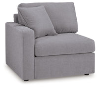 Modmax Granite 6-Piece Sectional and Oversized Accent Ottoman