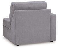 Modmax Granite 6-Piece Sectional and Oversized Accent Ottoman