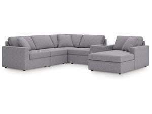 Modmax Granite 6-Piece Sectional with Chaise