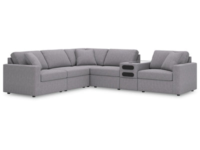 Modmax Granite 8-Piece Sectional with Audio Consoles