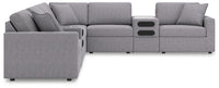 Modmax Granite 8-Piece Sectional with Audio Consoles