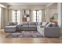 Modmax Granite 8-Piece Sectional with Chaise and Storage Consoles