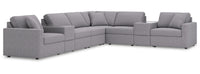 Modmax Granite 8-Piece Sectional with Storage Consoles