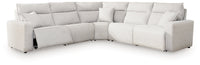 Modmax II Stone 5-Piece Power Reclining Sectional