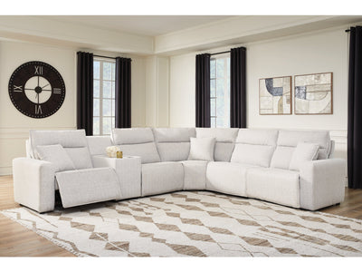 Modmax II Stone 6-Piece Reclining Sectional with Console