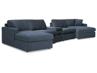 Modmax Ink 5 Piece Sectional with Audio Console