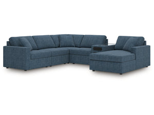 Modmax Ink 6-Piece Sectional with Audio System and Chaise