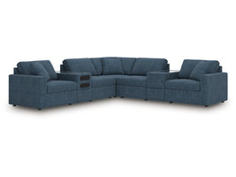 Modmax Ink 7-Piece Balanced Sectional with Audio and Storage Consoles