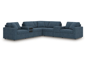 Modmax Ink 7-Piece Balanced Sectional with Audio and Storage Consoles