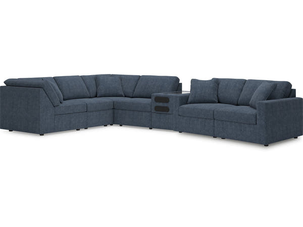Modmax Ink 7-Piece Sectional with Audio Console