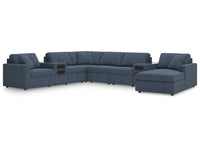 Modmax Ink 8-Piece Sectional w/Audio System & Chaise