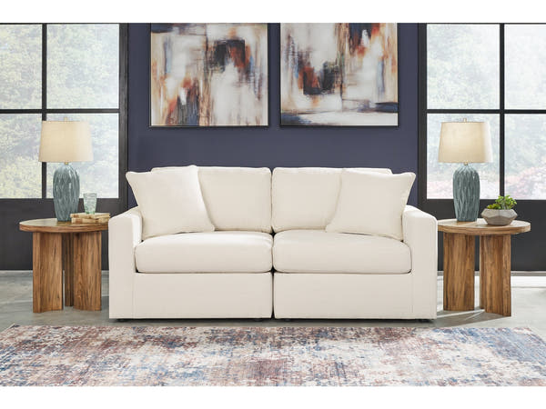 Modmax Oyster 2-Piece Sectional Loveseat