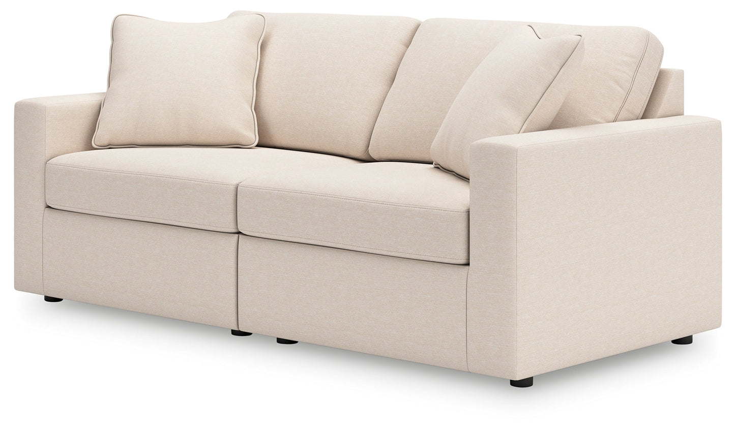 Modmax Oyster 2-Piece Sectional Loveseat