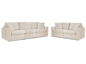 Modmax Oyster 3-Piece Sectional Sofa and 2-Piece Sectional Loveseat