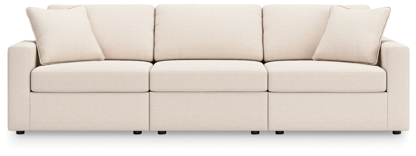 Modmax Oyster 3-Piece Sectional and Ottoman