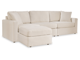 Modmax Oyster 3-Piece Sectional and Ottoman