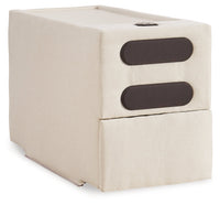 Modmax Oyster 4-Piece Sectional incl. Storage Console w/ Audio System and Ottoman