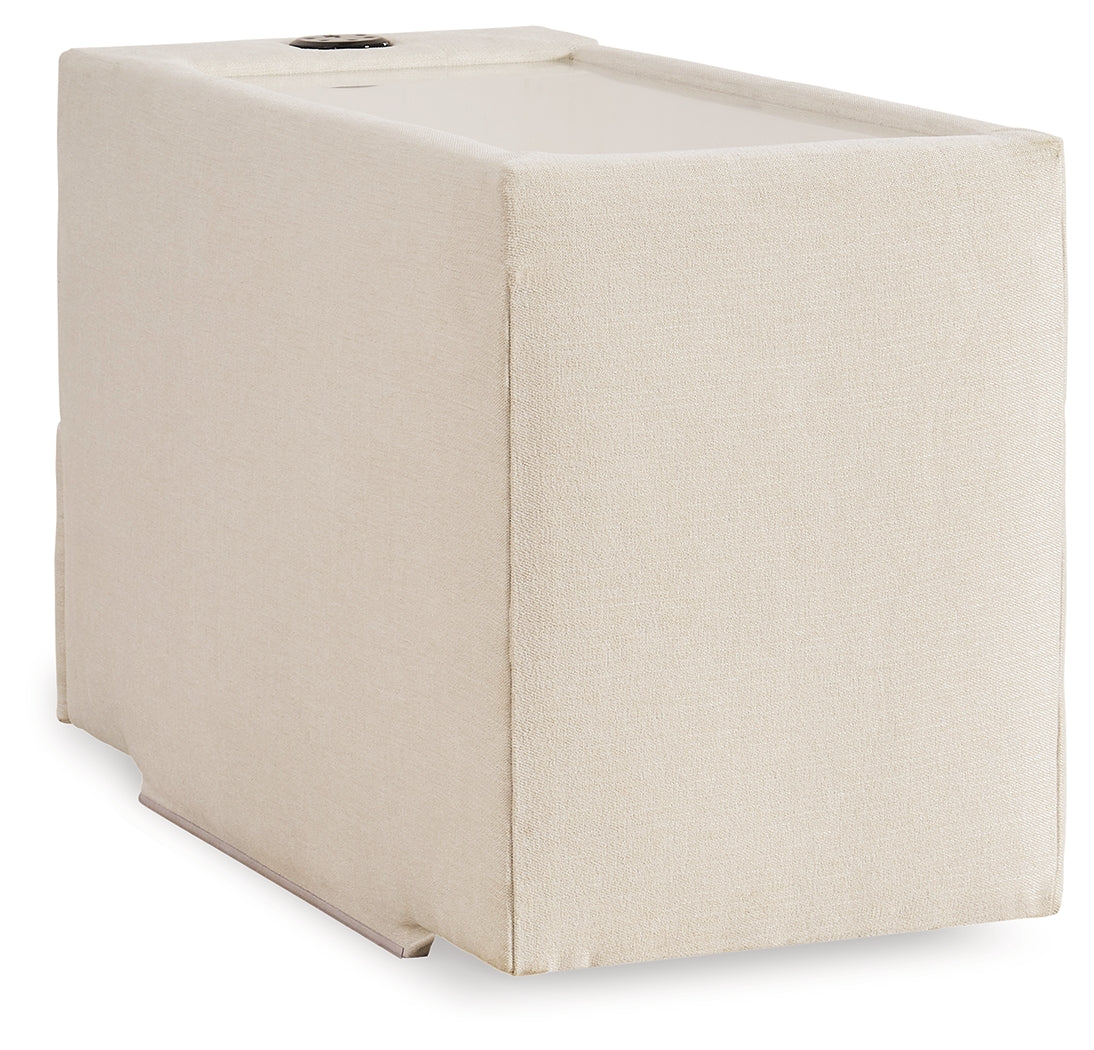 Modmax Oyster 4-Piece Sectional incl. Storage Console w/ Audio System and Ottoman