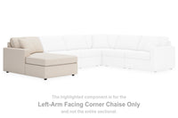 Modmax Oyster 5-Piece Double Chaise w/Audio Consoles