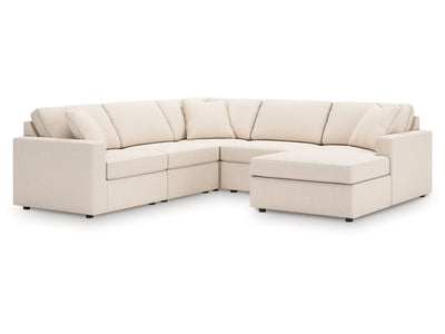 Modmax Oyster 5-Piece Sectional with Chaise