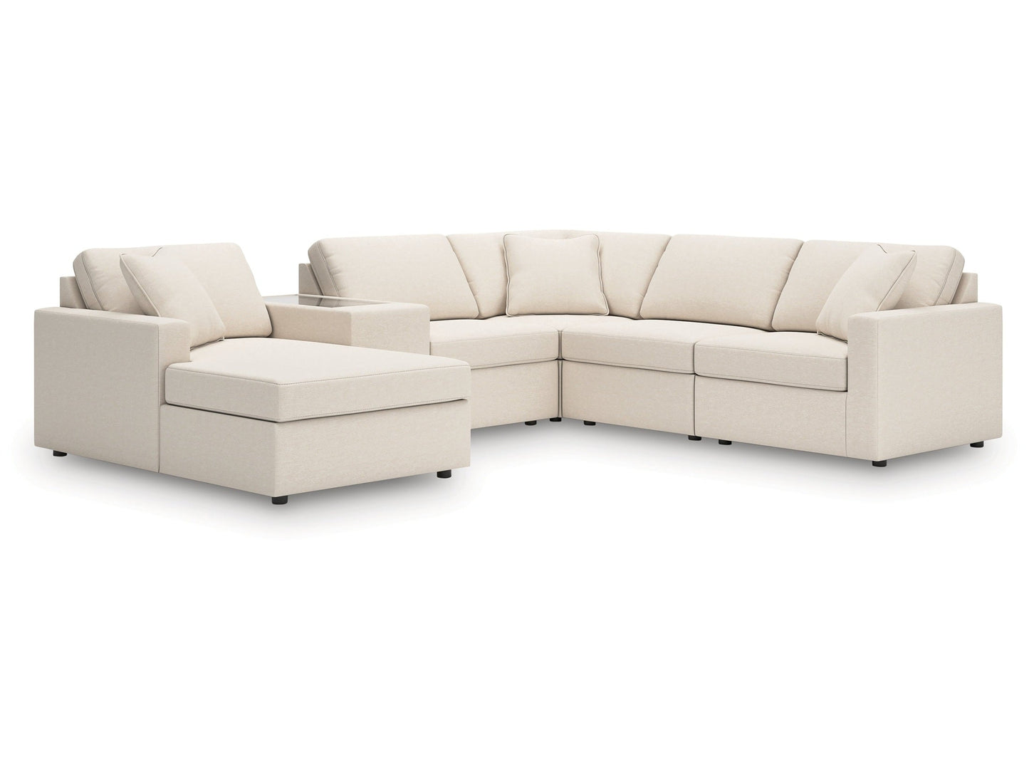 Modmax Oyster 6-Piece Sectional with Chaise