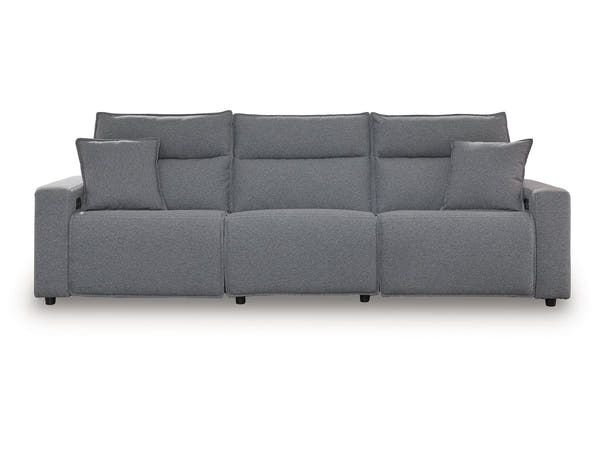 Modmax Salt and Pepper 3-Piece Power Reclining Sectional