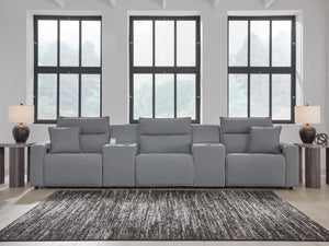 Modmax Salt and Pepper 5-Piece Power Reclining Sectional