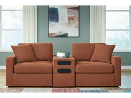 Modmax Spice 3-Piece Sectional w/Audio Storage Console