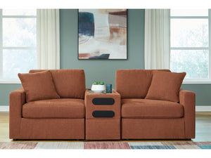 Modmax Spice 3-Piece Sectional w/Audio Storage Console