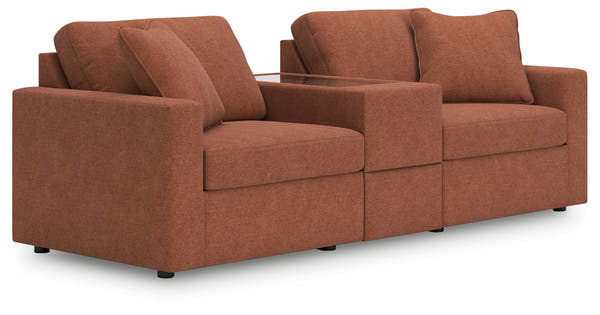 Modmax Spice 3-Piece Sectional w/ Storage Console