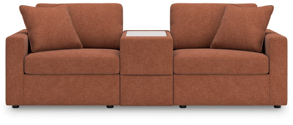 Modmax Spice 3-Piece Sectional w/ Storage Console