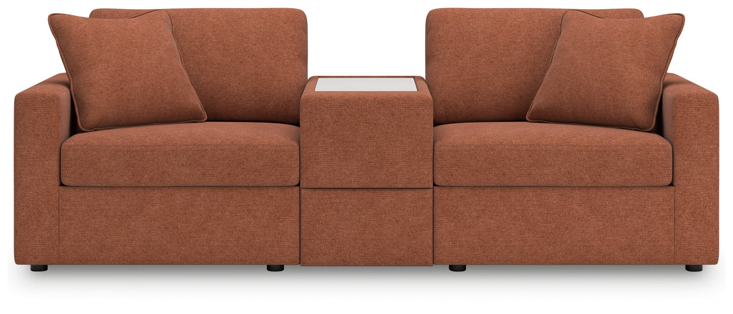 Modmax Spice 3-Piece Sectional w/ Storage Console