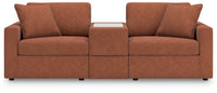 Modmax Spice 3-Piece Sectional w/ Storage Console