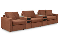 Modmax Spice 5-Piece Sectional w/ Double Audio Storage Console