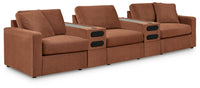 Modmax Spice 5-Piece Sectional w/ Double Audio Storage Console