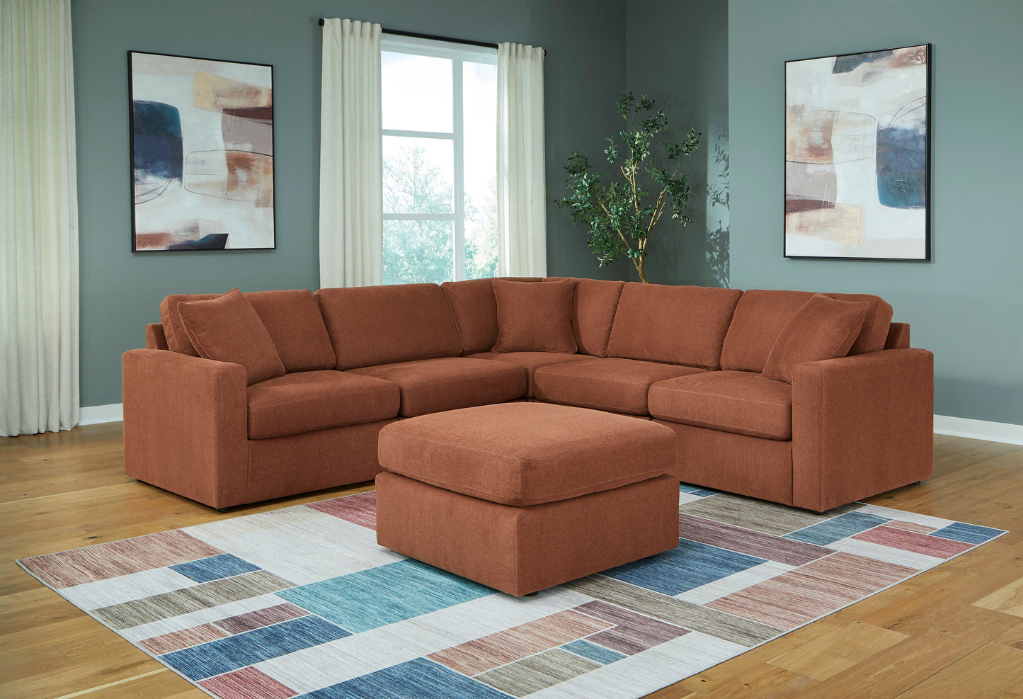 Modmax Spice 5-Piece Symmetrical Sectional