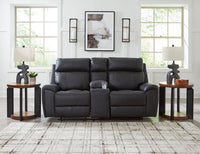 Montacute Black Reclining Sofa and Loveseat