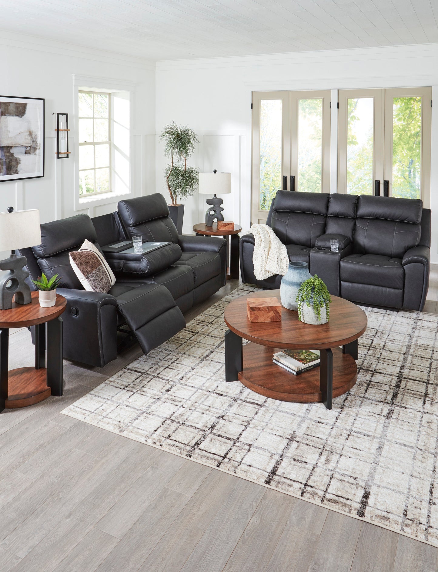 Montacute Black Reclining Living Room Set