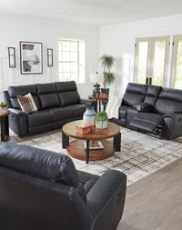 Montacute Black Reclining Living Room Set